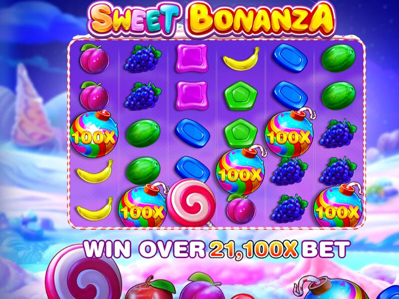 Бонусный раунд фриспинов в Sweet Bonanza